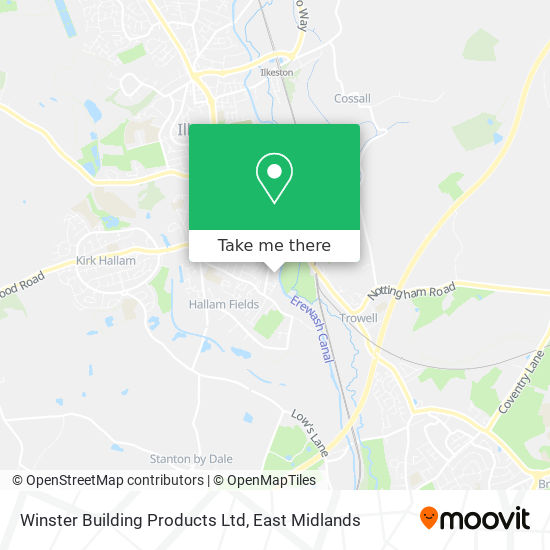 Winster Building Products Ltd map