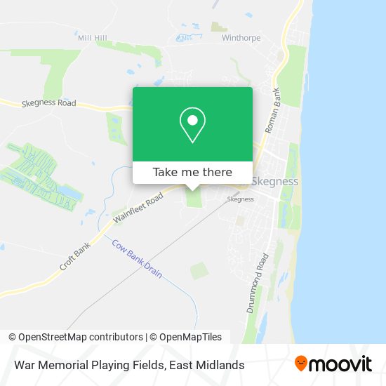 War Memorial Playing Fields map