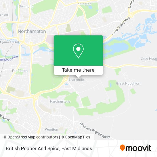 British Pepper And Spice map