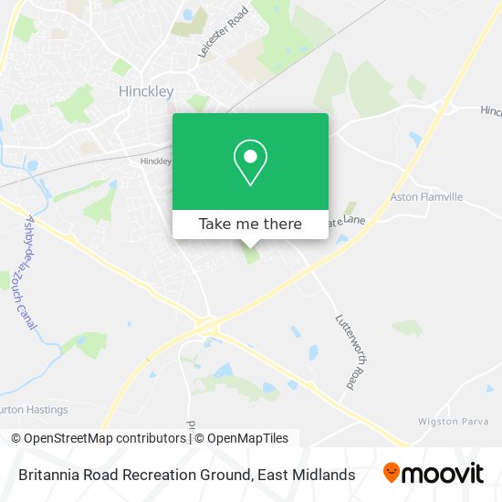Britannia Road Recreation Ground map