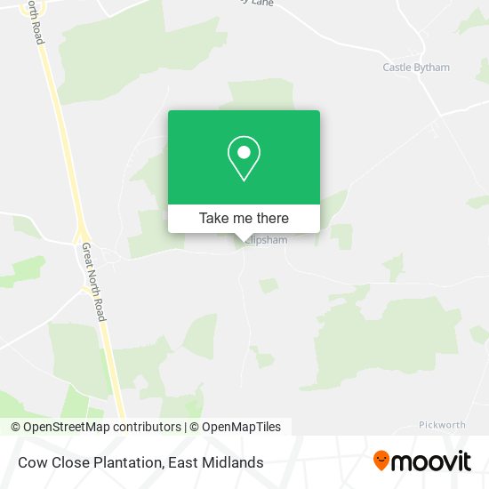 Cow Close Plantation map