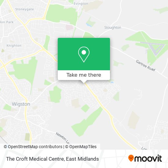 The Croft Medical Centre map