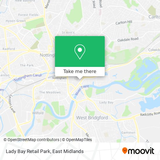 Lady Bay Retail Park map