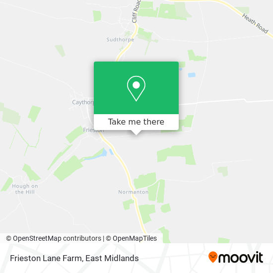 Frieston Lane Farm map