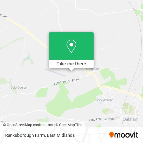 Ranksborough Farm map