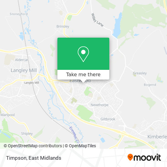 Timpson map