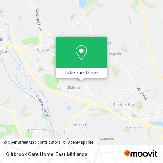 Giltbrook Care Home map
