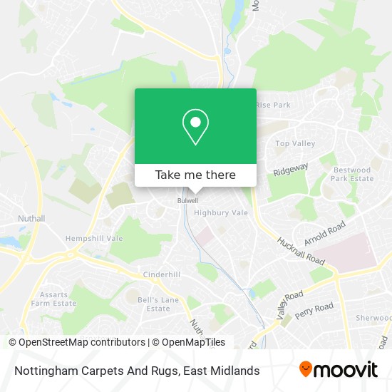 Nottingham Carpets And Rugs map
