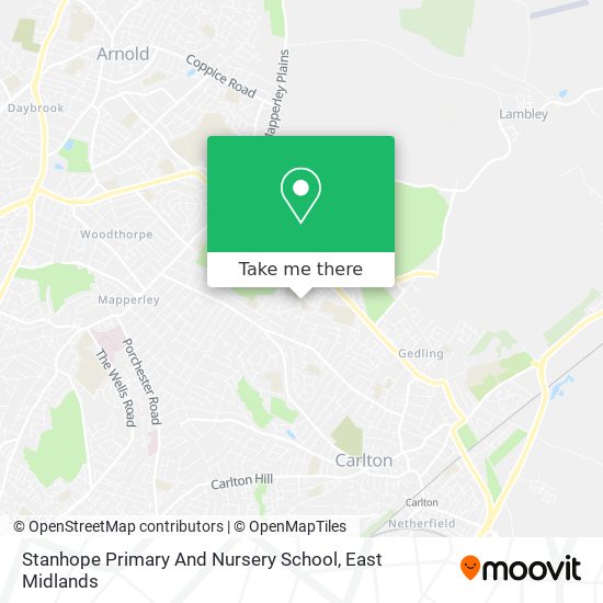 Stanhope Primary And Nursery School map