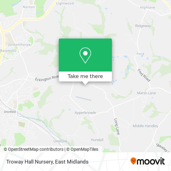 Troway Hall Nursery map
