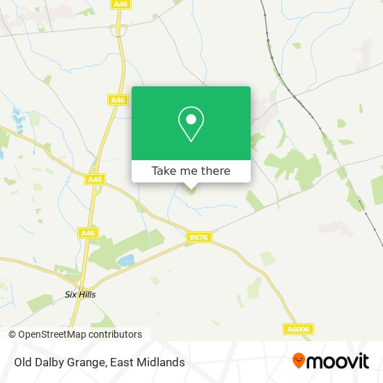 Old Dalby Grange map