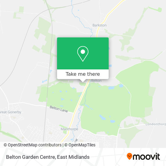 Belton Garden Centre map