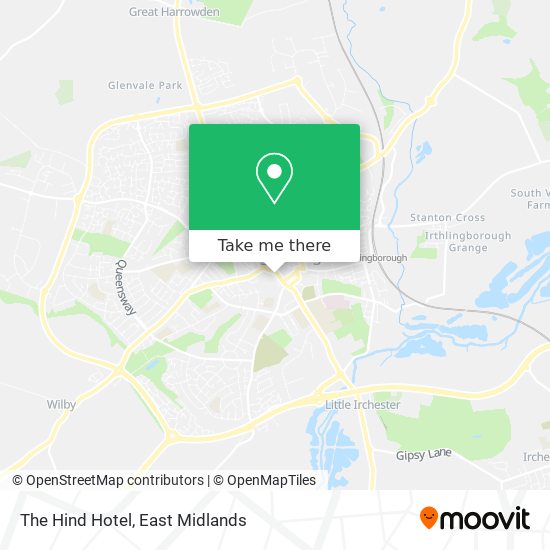 The Hind Hotel map