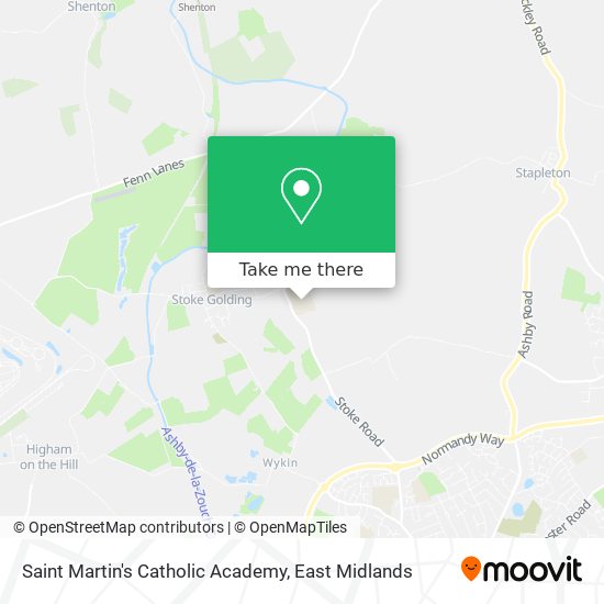 Saint Martin's Catholic Academy map