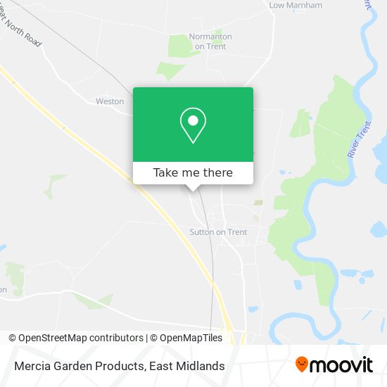 Mercia Garden Products map