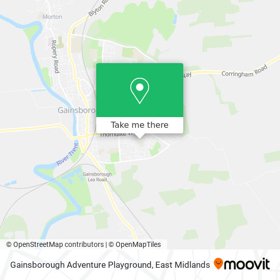 Gainsborough Adventure Playground map