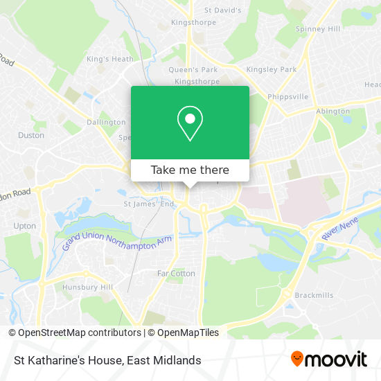 St Katharine's House map