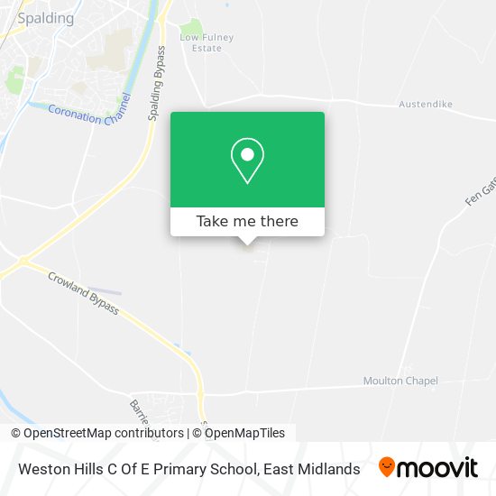 Weston Hills C Of E Primary School map