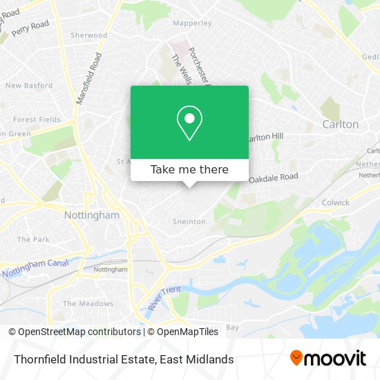 Thornfield Industrial Estate map