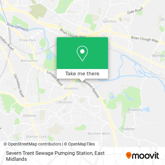Severn Trent Sewage Pumping Station map