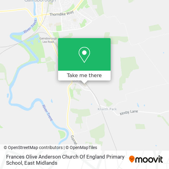 Frances Olive Anderson Church Of England Primary School map