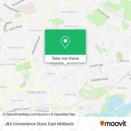 J&S Convenience Store map