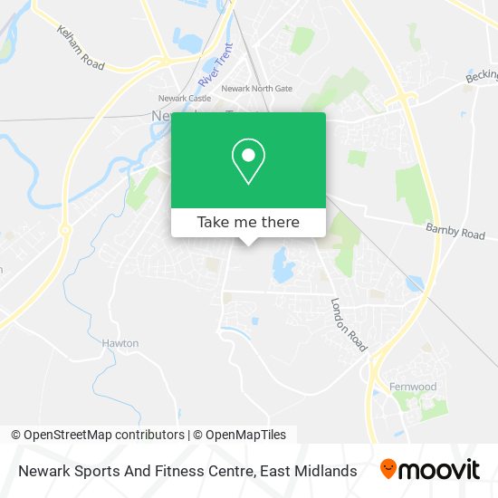 Newark Sports And Fitness Centre map