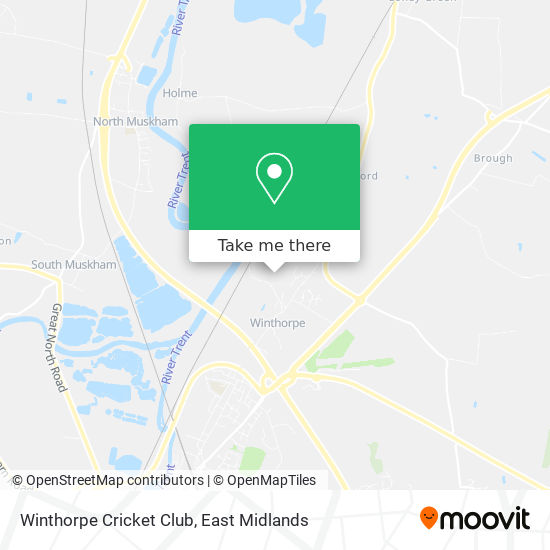 Winthorpe Cricket Club map