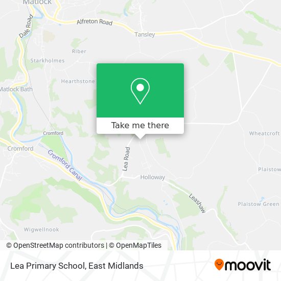 Lea Primary School map