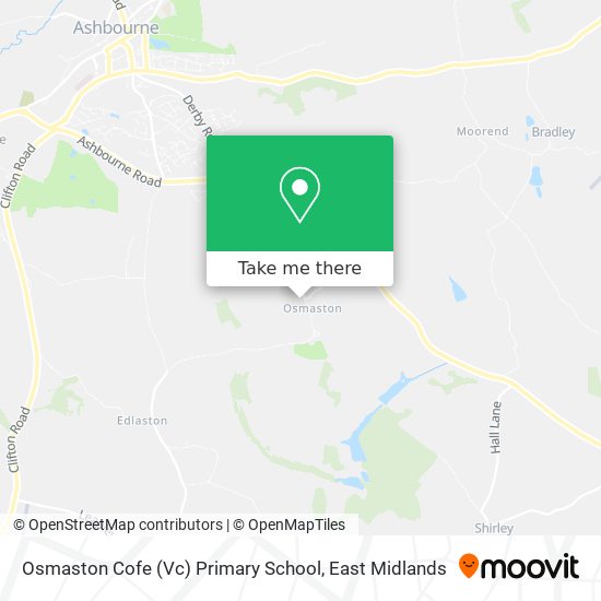 Osmaston Cofe (Vc) Primary School map