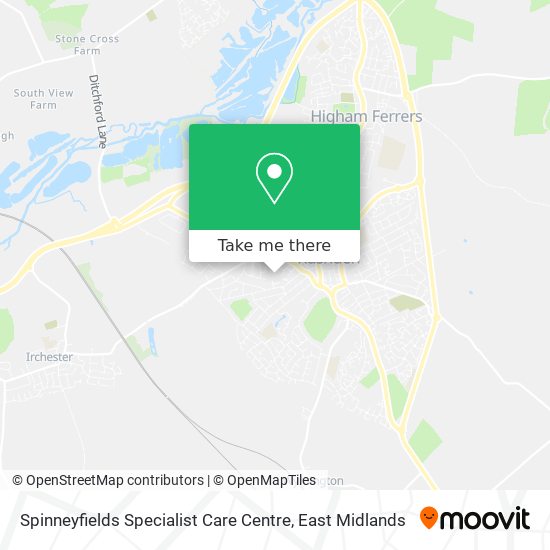 Spinneyfields Specialist Care Centre map