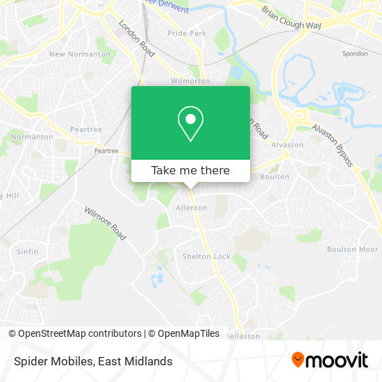 Spider Mobiles map