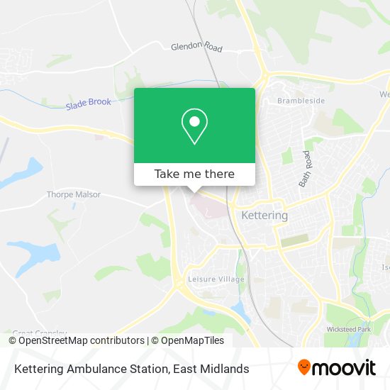 Kettering Ambulance Station map