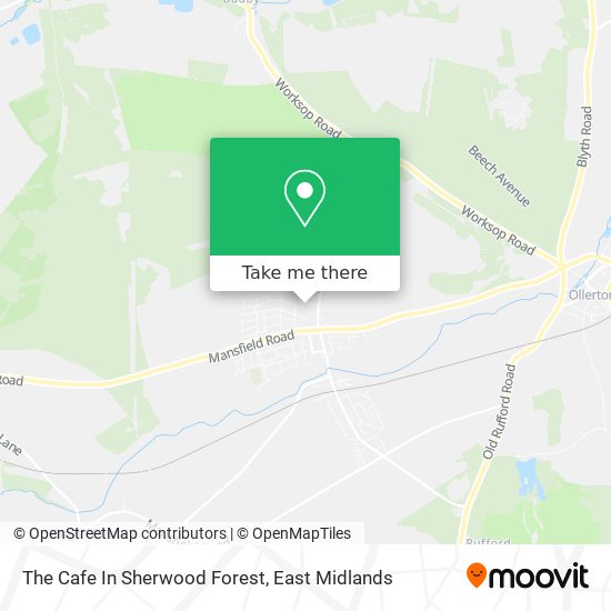 The Cafe In Sherwood Forest map