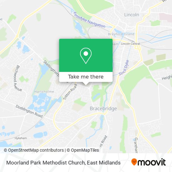 Moorland Park Methodist Church map