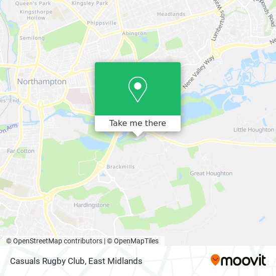 Casuals Rugby Club map