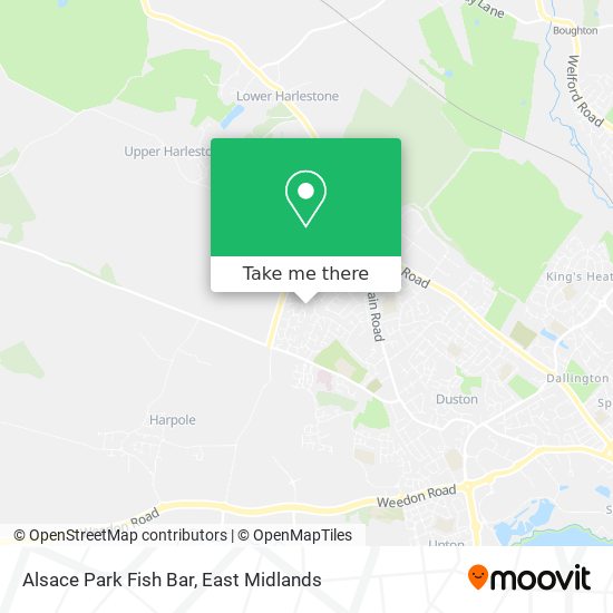 Alsace Park Fish Bar map