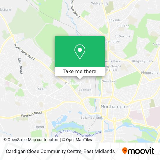 Cardigan Close Community Centre map