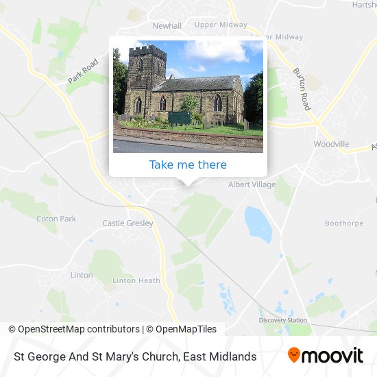 St George And St Mary's Church map