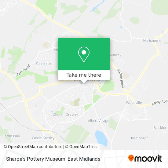 Sharpe's Pottery Museum map