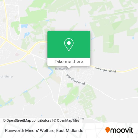 Rainworth Miners' Welfare map