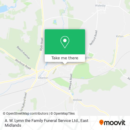 A. W. Lymn the Family Funeral Service Ltd. map