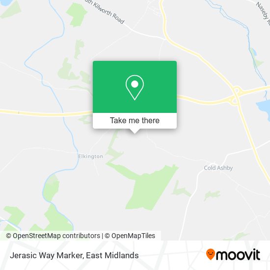 Jerasic Way Marker map