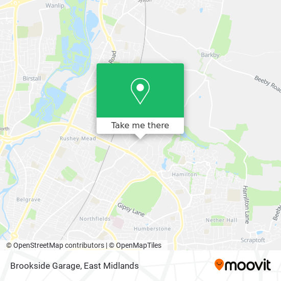 Brookside Garage map