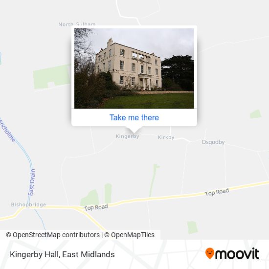 Kingerby Hall map