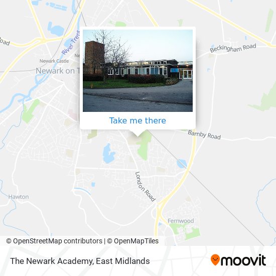 The Newark Academy map