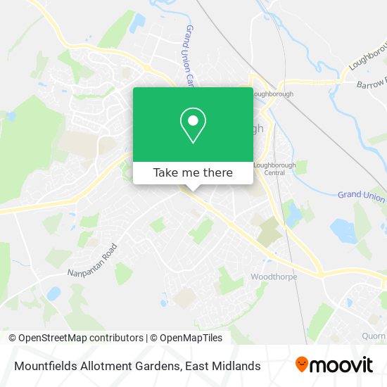 Mountfields Allotment Gardens map