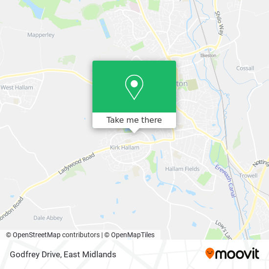 Godfrey Drive map