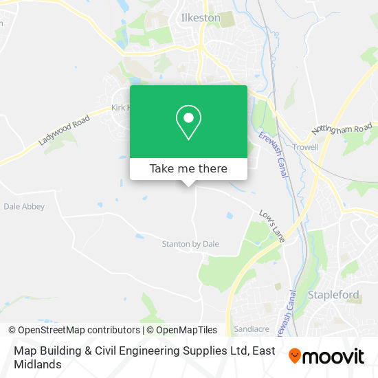 Map Building & Civil Engineering Supplies Ltd map