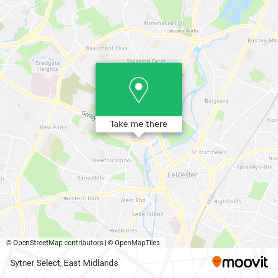 Sytner Select map